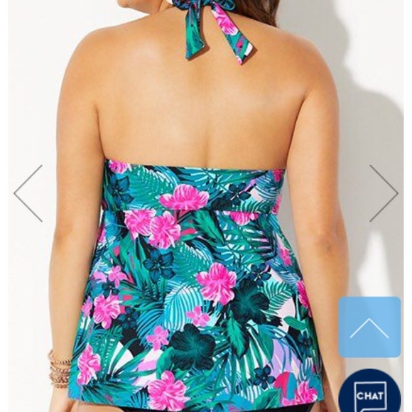 Swimsuits For All Swim Malta Flyaway Halter Tankini Top Poshmark